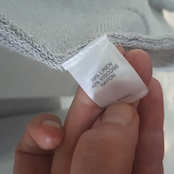 J.JILL linen and rayon long cardigan size L - Picture 4 of 5